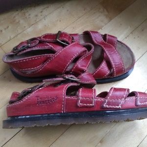 DocMartin red sandals, 7